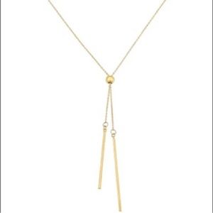 Uncommon James Central Park gold adjustable, Lairet necklace